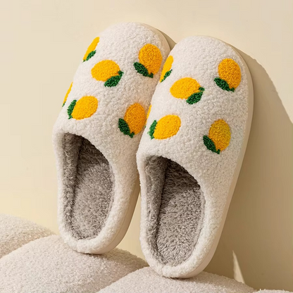 Soft Fun Women's Slippers - Warm Plush Non Slip House Shoes