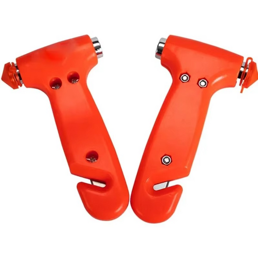 Compact Auto Emergency Tool - Window Hammer & Belt Cutter - Hehif