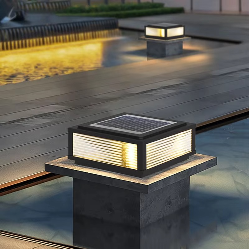 Bright Outdoor LED Solar Powered Light Fixture