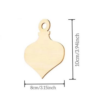 Small Wooden Heart Shapes for Craft and Home Decor