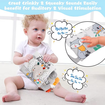 Colorful Baby Book with Interactive Textured Pages