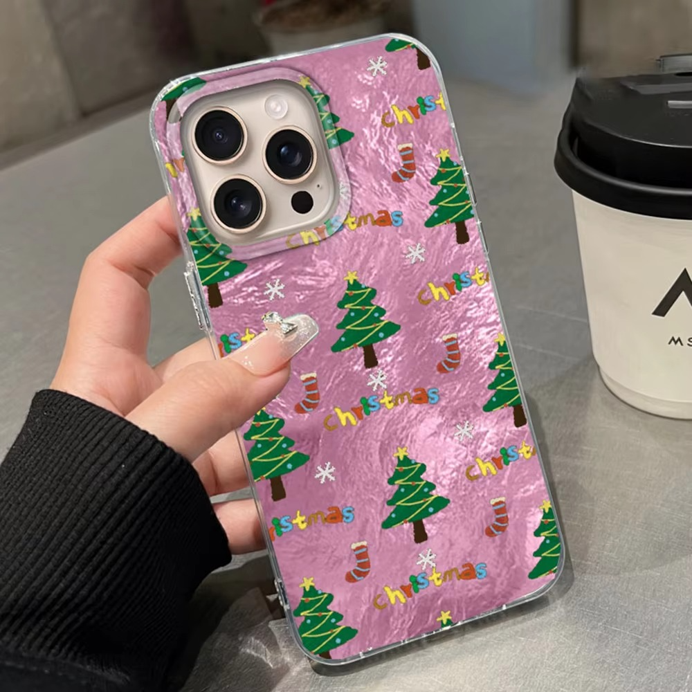 Holiday Cheer Tree Girls Phone Case Protective Fashion Cover - Hehif
