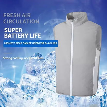 Cooling Vest with USB Rechargeable Fan for Men Women