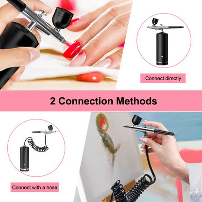 Compact Portable Air Spray Gun for Beauty and Crafts