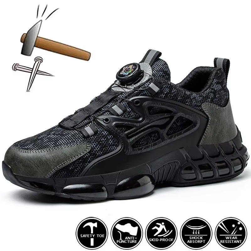 Comfortable Men's Work Shoes with Arch Support