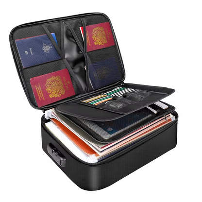 Durable Water Resistant File Storage Bag