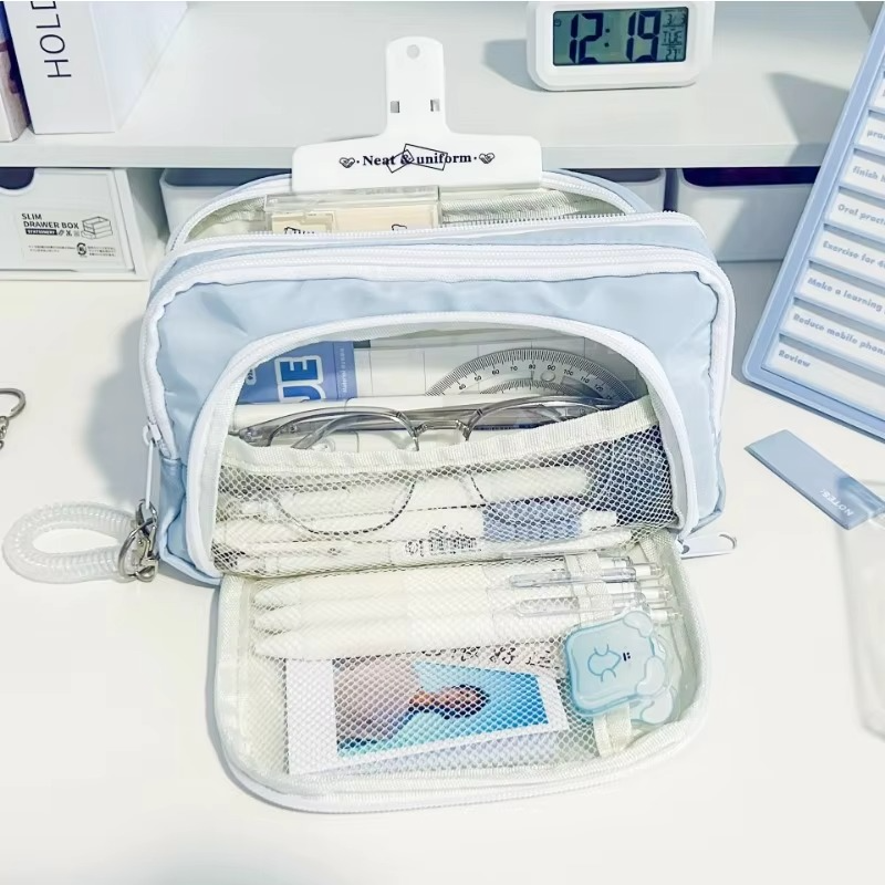 Big Space Stylish Pencil Case for School - Hehif