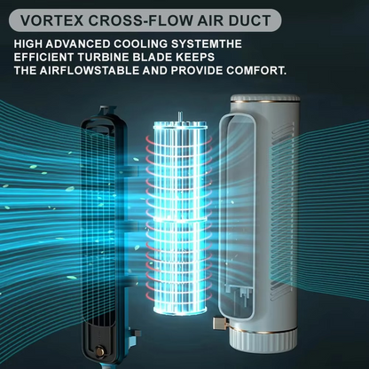 Compact Quiet 3-Speed Tower Fan with Wide Airflow