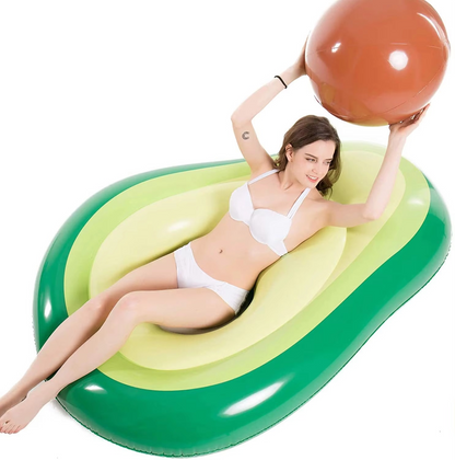 Fun Pool Avocado Float with Removable Ball