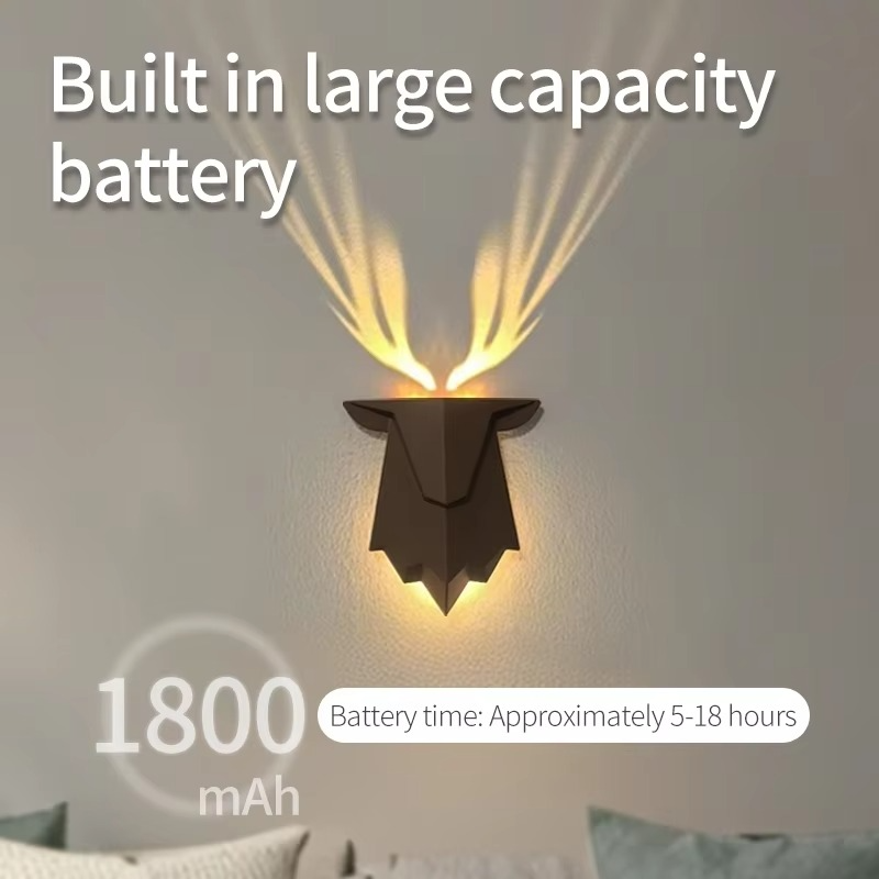Deer Shaped LED Wall Light with Remote