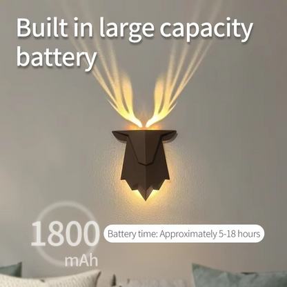 Deer Shaped LED Wall Light with Remote