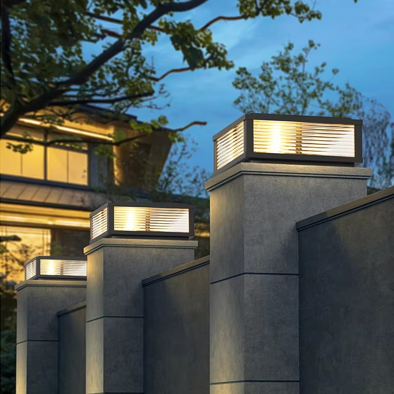 Bright Outdoor LED Solar Powered Light Fixture