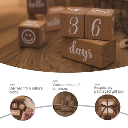 Personalized Wooden Baby Keepsake Blocks