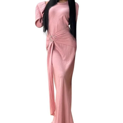 Elegant Muslim Maxi Abaya Dress for Women