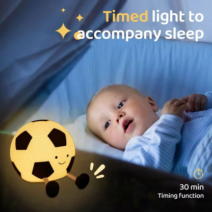 LED Soccer Night Lamp with Adjustable Brightness