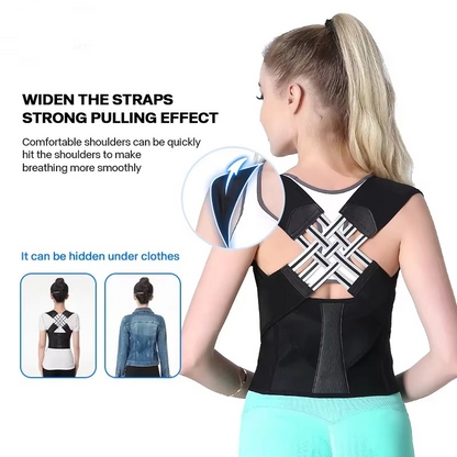 Comfortable Posture Corrector Back Strap for Men Women