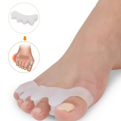 Gel Toe Spacers for Bunion Pain Relief, 1 Pair - Hehif