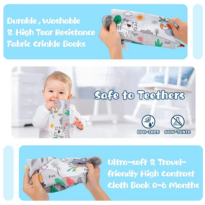 Colorful Baby Book with Interactive Textured Pages