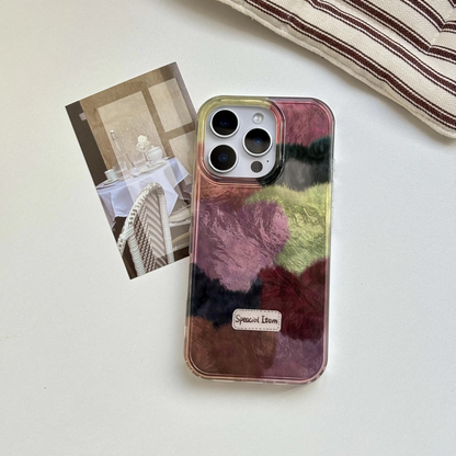 Luxury Soft Heart Pattern iPhone Cover