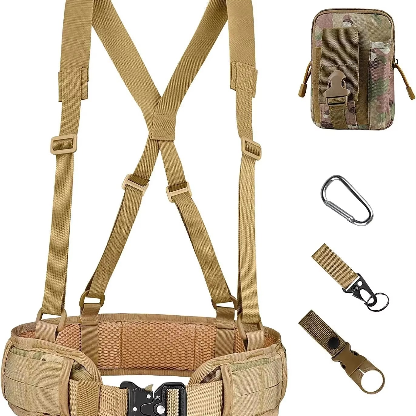 Durable Fasten Nylon Web Belt for Hiking and Outdoor