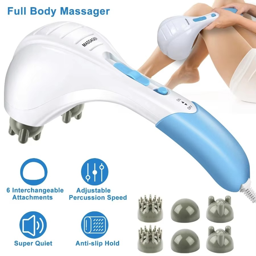 Portable Electric Massage Tool with Dual Speed Vibration