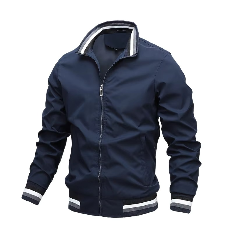 Men's Lightweight Zip Up Windbreaker Jacket