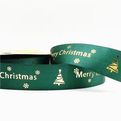 Festive Holiday Ribbon for Crafts and Gift Wrap