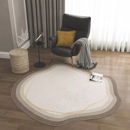 Soft Shaggy Round Area Rug for Home Decor