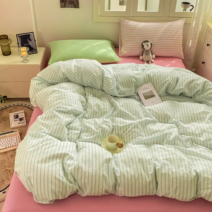 Colorful Korean Inspired Bed Sheet Set