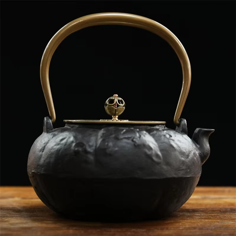 Vintage Style Cast Iron Tea Kettle for Stovetop Use - Hehif