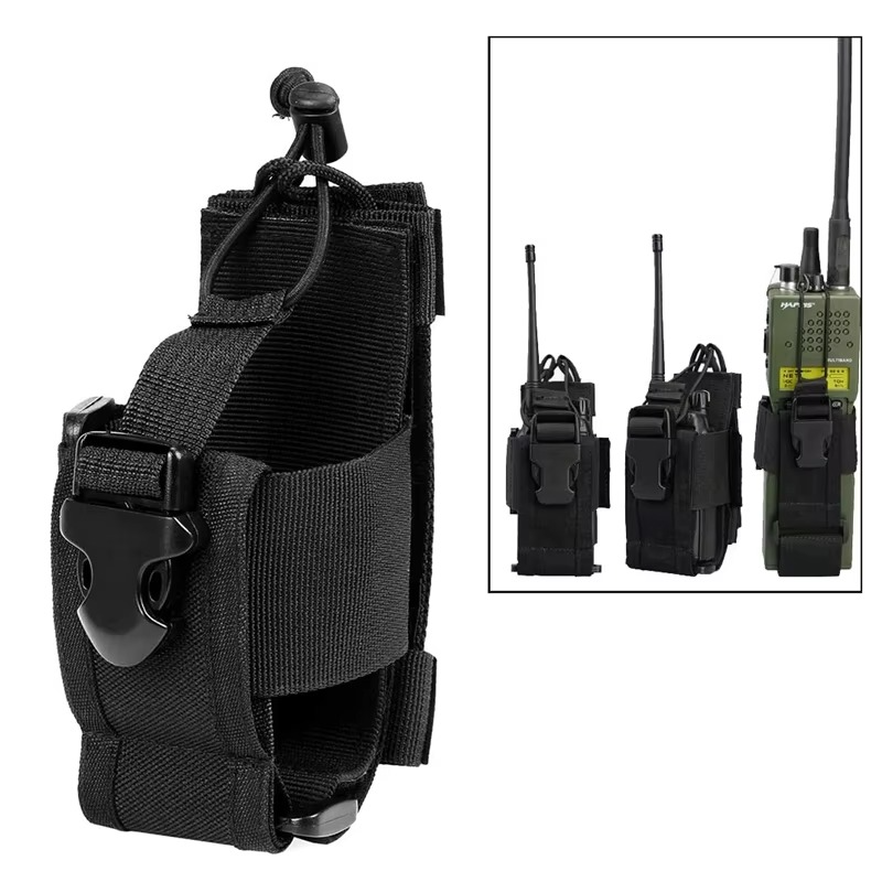 Durable MOLLE Radio Pouch Walkie Talkie Waist Bag
