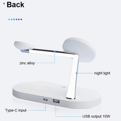 Compact 3 in 1 Fast Wireless Charging Pad