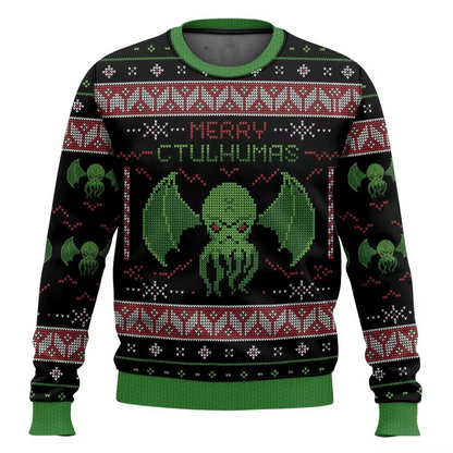 Funny Holiday Graphic Sweater for Men