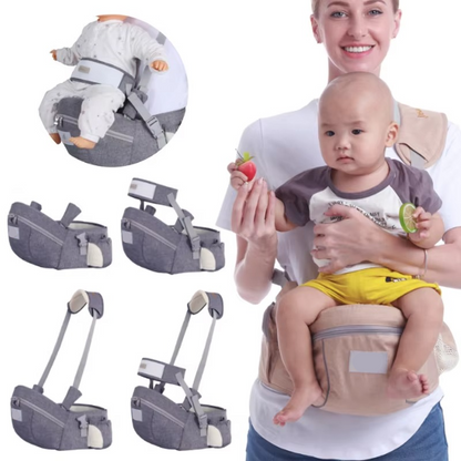 Comfortable Baby Sling with Adjustable Waist and Back Support
