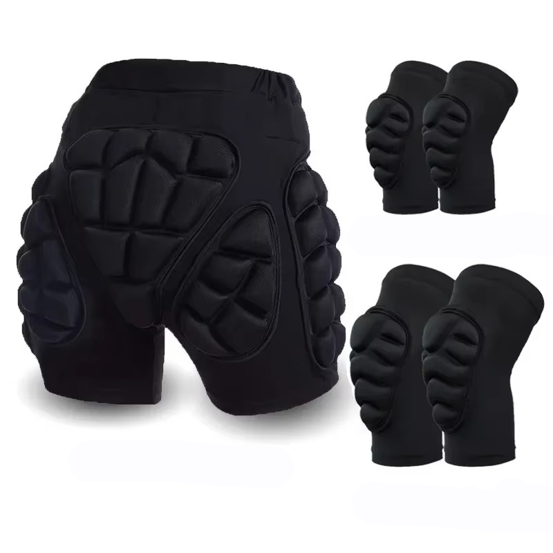 Kids Protective Snow Pants with Knee and Elbow Pads