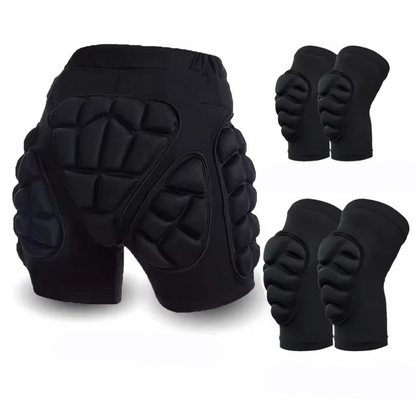 Kids Protective Snow Pants with Knee and Elbow Pads