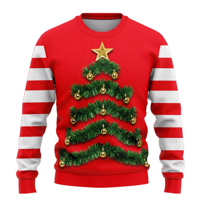 Fun Reindeer Festive Holiday Sweatshirt for Men Women