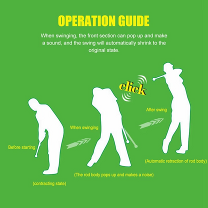 Improved Golf Swing Aid with Audible Feedback