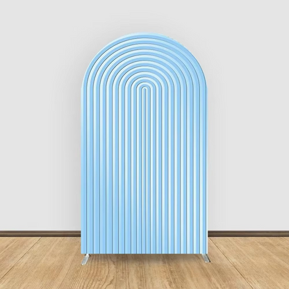 Colorful Stripe Photo Booth Backdrop Curtain