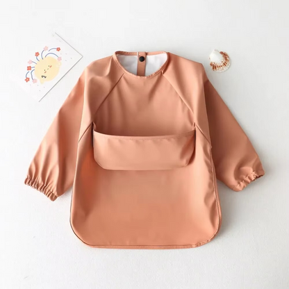 Easy Clean Kids Bib and Art Smock