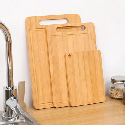 Reversible Wooden Cutting and Serving Board