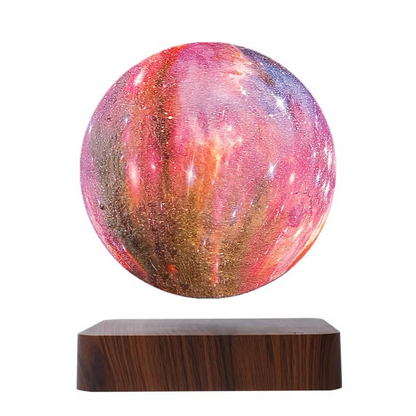 Sleek Magnetic Floating Globe Table Lamp