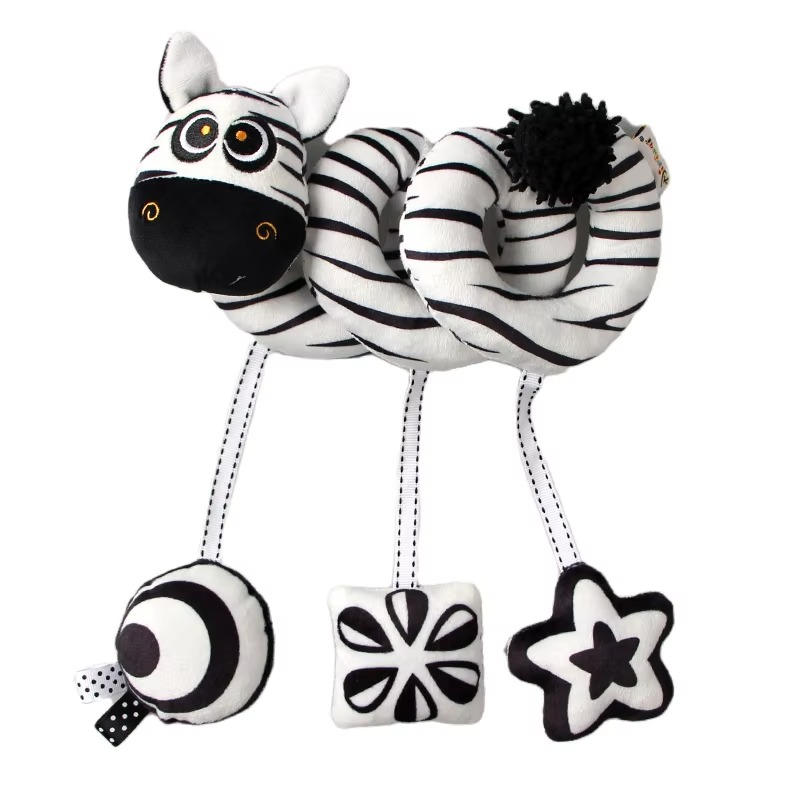 Fun Baby Car Toy with Spiral Teether Activity Center