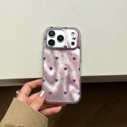 Beautiful Heart Phone Case with Chain