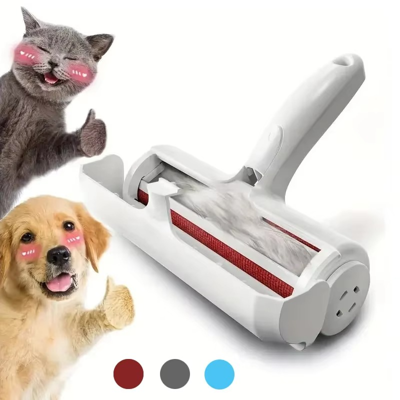 Pet Hair Remover Glove and Fur Roller for Furniture