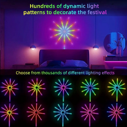 Colorful USB LED Light Strip with Music Sync and RGB Effects