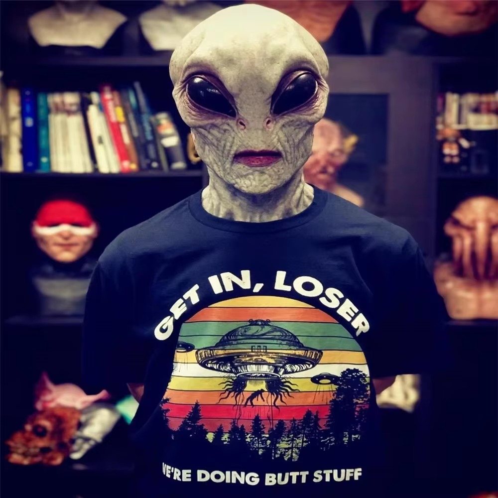Scary Alien Costume Latex Face Mask