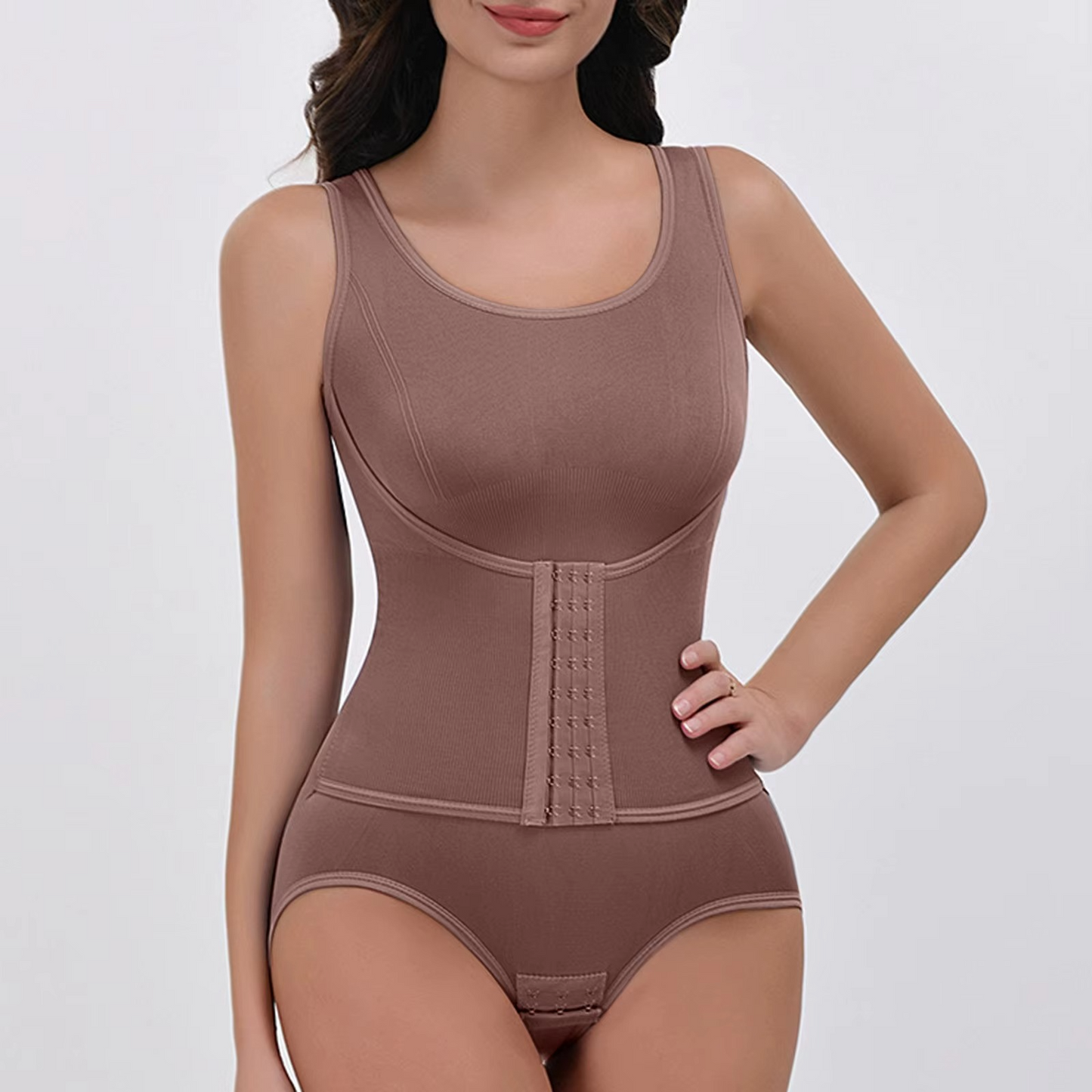 Slimming Shapewear Underwear Set with Built-In Bra Support
