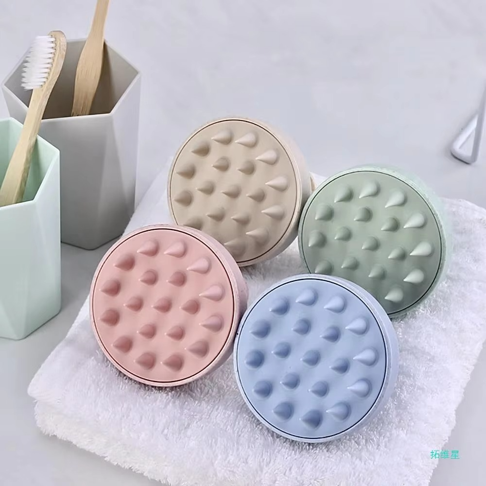 Gentle Hair Scalp Massager Shampoo Brush with Flexible Bristles