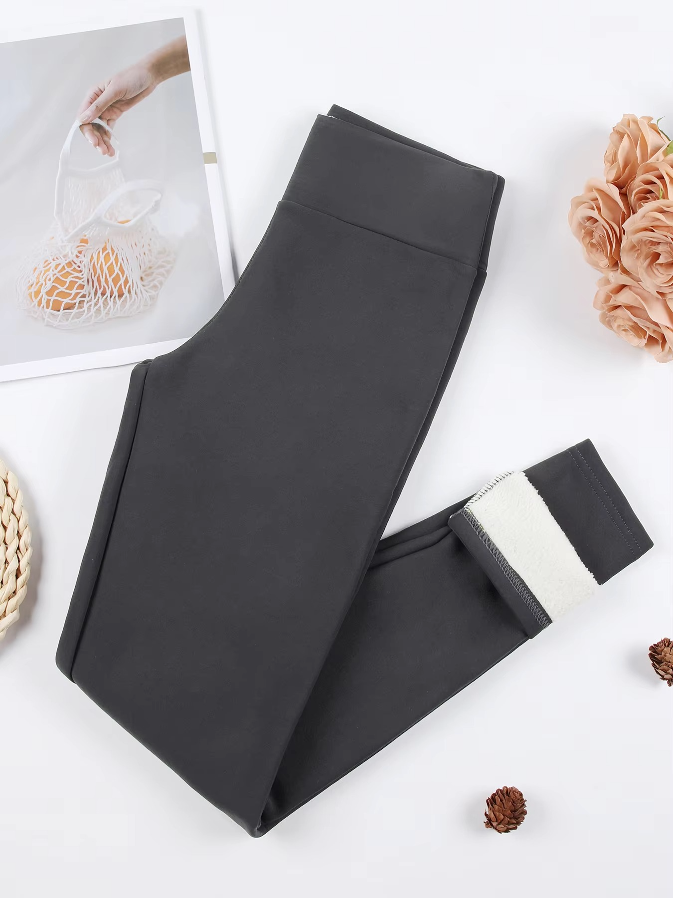 Luxurious Soft High Waisted Velvet Leggings